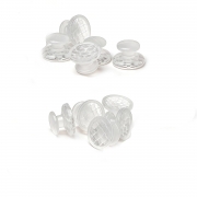 Ceramic Lingual Button, 10 Pcs / Pack (Unit)